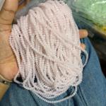 Crystals Beads 3mm Size Baby Pink , Minimum Order Qty 2 lines