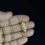 Anti Tarnish Leaf Pendant, Sold by 1 pc
