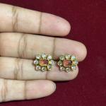 Small Flower Side Pendants,set of pair