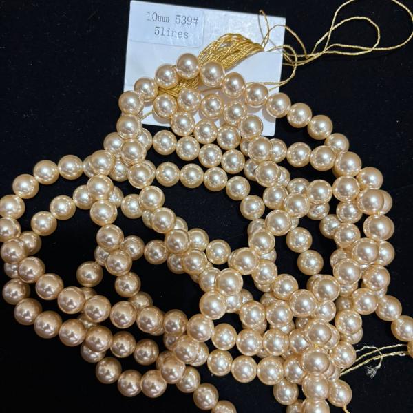 Swarosvki - Cream shade round Pearl 10mm