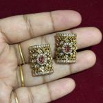 Mehandi Finish Side Pendants, set of 1 pair, colours available