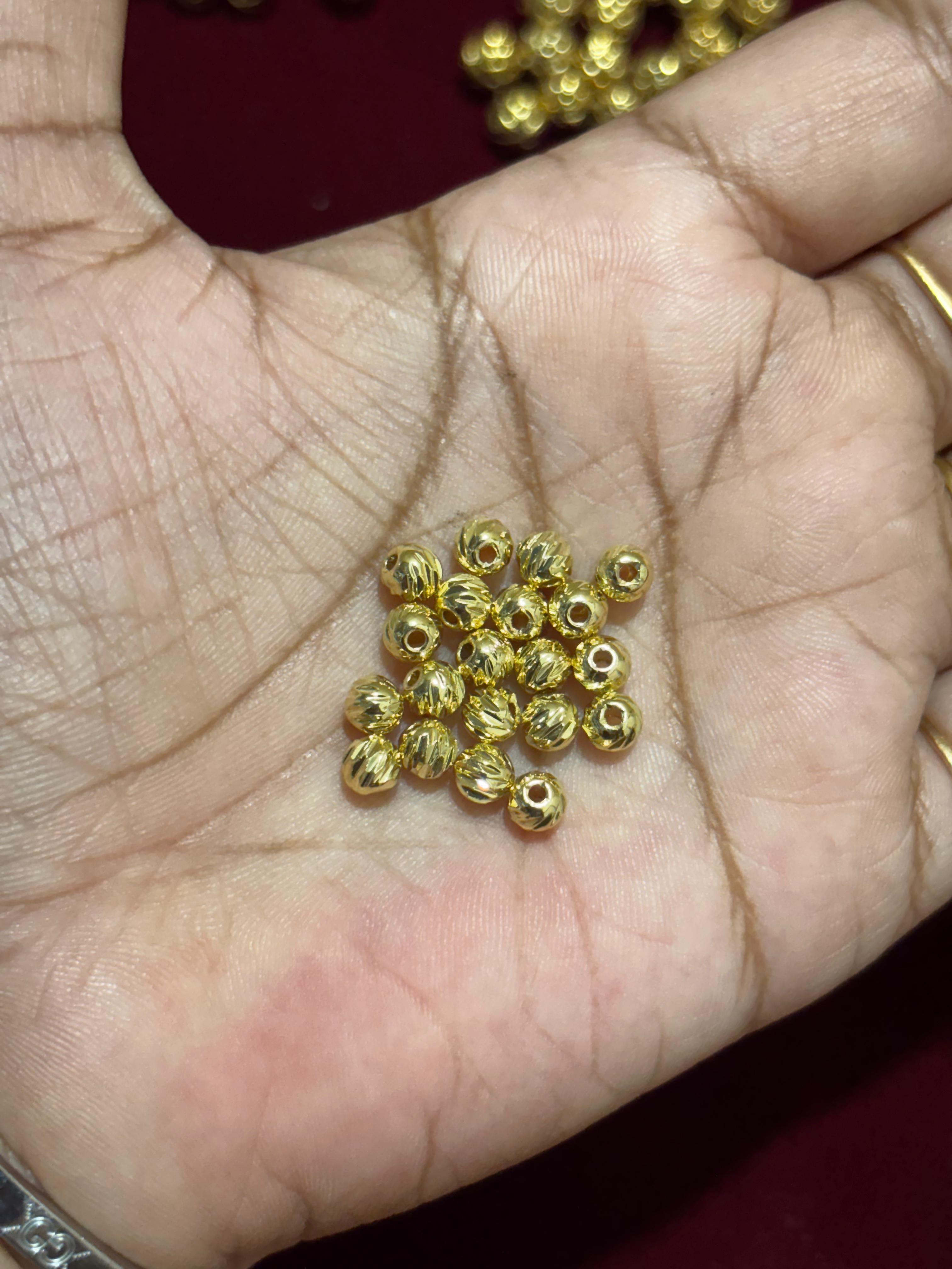 Anti Tarnish gold shade Ball, Sizes available