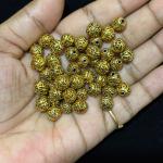 Antique Gold Nakshi balls 9mm Sold By 1 pc