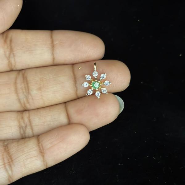 Ganga Jamuna Snow Flakes Flower Charms , colours available, Minimum Qty 2 pcs