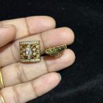 Mehandi Finish Side Pendants, set of 1 pair, colours available