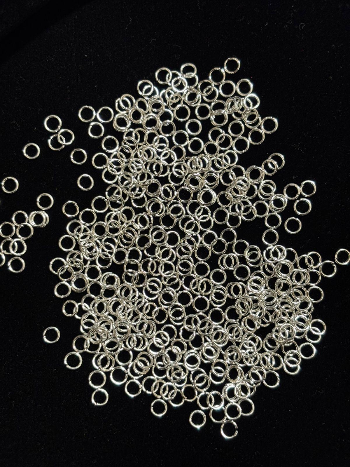 Jump rings 3mm, 5mm, 7mm   Gold and silver Pack of 10 gms