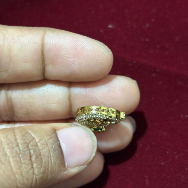 Victorian Mehandi Finish Peocock Side Brochures set 1 pair