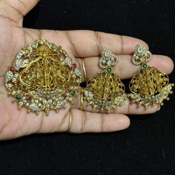 Ram Parivar Pendant With earrings