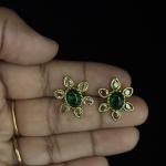 Antique Shade Flower Studs, Set of 1 pair