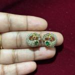 Victorian Mehandi Finish Peocock Side Brochures set 1 pair