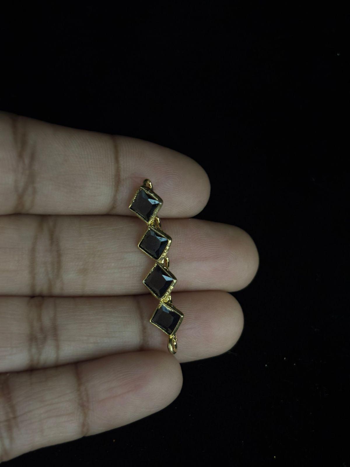 Polki Stone Diamond Shape Pendants , Sold by 1 pc, Colours Available