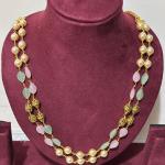 2 Lines Swarovski Mala with Monalisa Beads