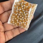 Moti Laheriya(Gutta Pusalu) round pearls 3mm regular quality