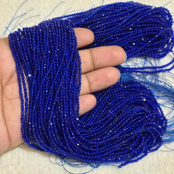 2mm Hydro (Glass) Beads, Royal Blue , Minimum Order Qty 5 lines
