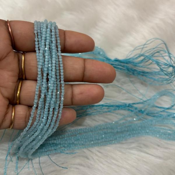 Monalisa Round  Beads Sky Blue 2mm