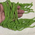 Crystals Beads Parrot Green 3mm size , Minimum Order Qty 2 lines