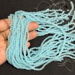 Crystals Beads Sky Blue 3mm size, Minimum Order Qty 2 lines