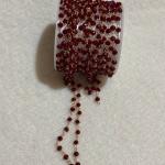 Maroon Crystal chain 3mm