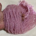 Monalisa Flat oval shape Beads  Baby Pink 4.5x7mm, Minimum Order Qty 2 lines