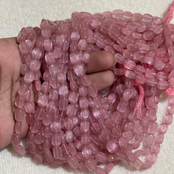 Monalisa Flat Rectangle Baby pink 4.5x6.2x9.6mm