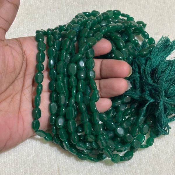 Monalisa  Flat Rectangle Green 4.5x6.2x9.6mm