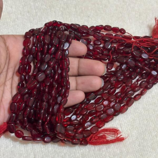 Monalisa Flat Rectangle Maroon 4.5x6.2x9.6mm