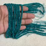 ONYX  Beads Dark SeaBlue colour 3x4.5