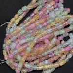 Crackle Beads Premium spring Pastel cylanderical 8x11mm