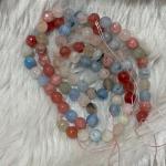 ONYX  Beads Pastel Multi colour Round shape 8mm