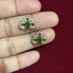 Mehandi Finish Small Side Pendants ,set of 1 pair, Colours available