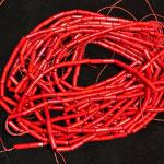 Real Corals Pipe Shape 9x3mm, sold by 1 line