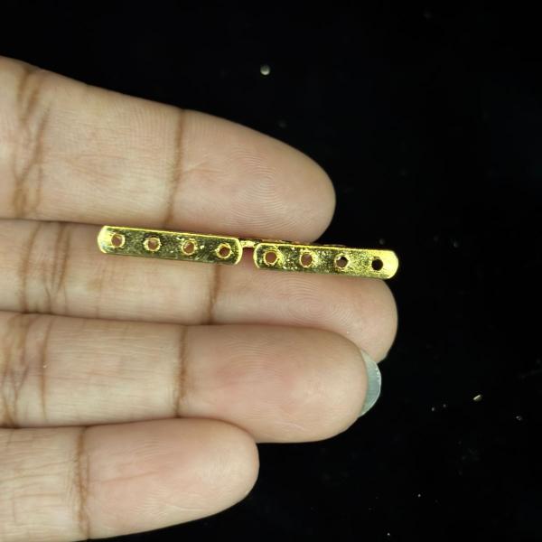 Polki Stone Pendants with 8 holes, Colours available , Sold by 1 pc