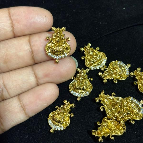 Antique Finish Lakshmi Devi Charm, sold by 1 peace