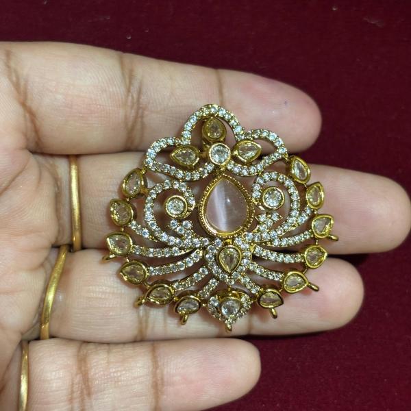 Victorian Pendant Without Earrings (Colours Available)