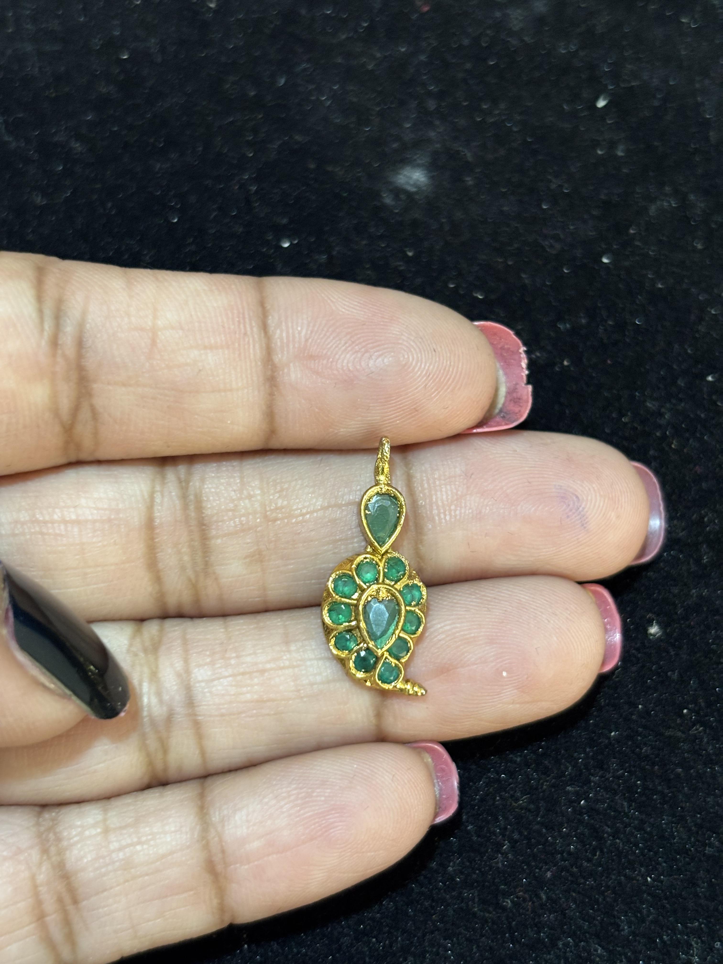 Right Facing Mango Pendants , Colours available, sold by 1 pc