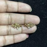 Antique Finish Peocock Charms, Set of 1 pair