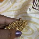 Premium Nakshi Finish Lakshmi Devi Pendant with Earings