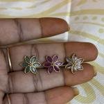 Flower Side Pendants , Sold by 1 Pc , Please Select Colour