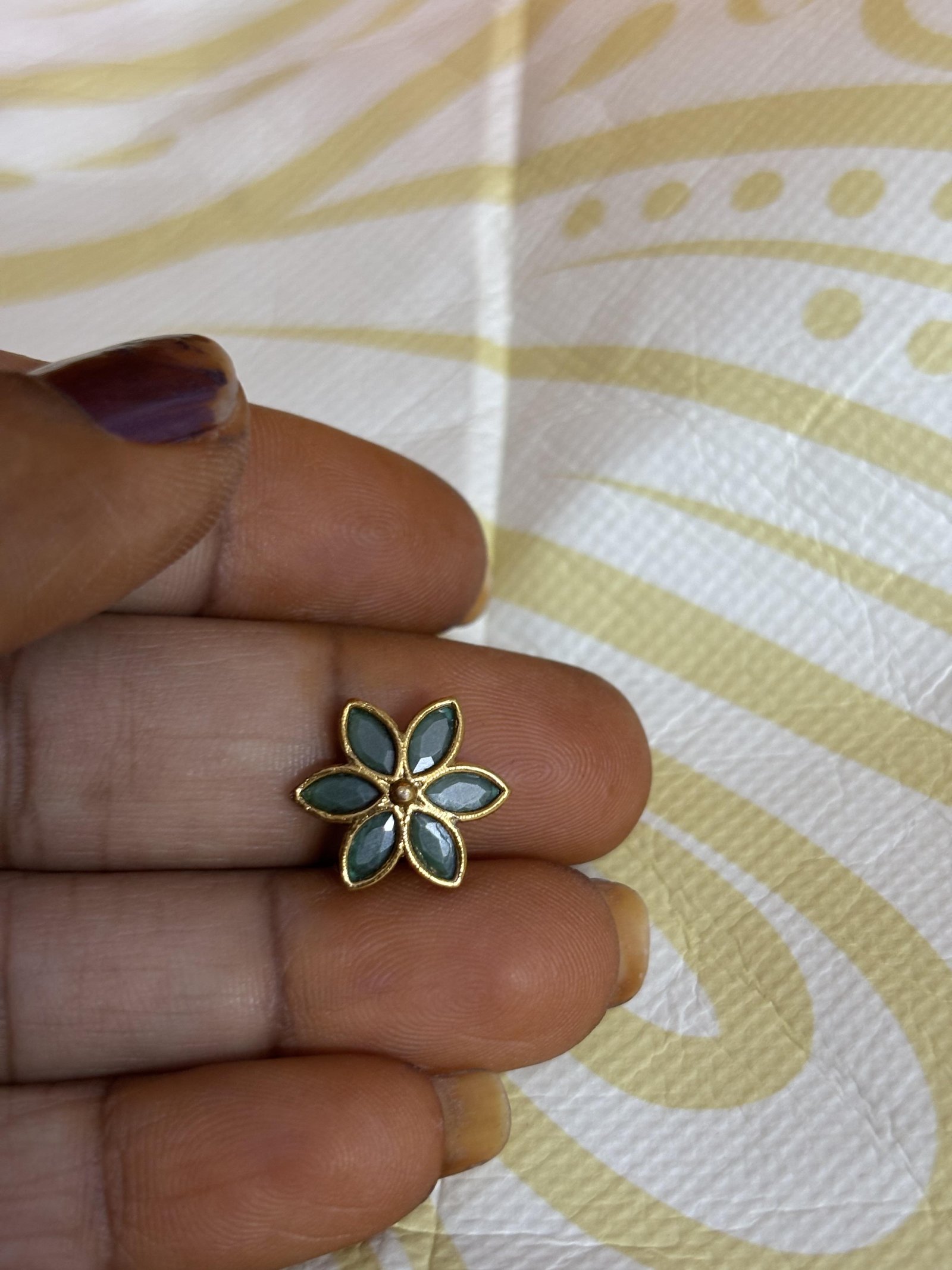 Flower Side Pendants , Sold by 1 Pc , Please Select Colour