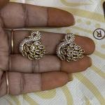 Victorian Swan Side Pendants with 5 holes as shown in pic  , Set of Pair