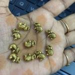 Small Elephant Beads , Pack of 10 Pcs