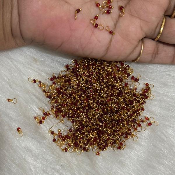 Loreals Sugar beads Maroon 1mm