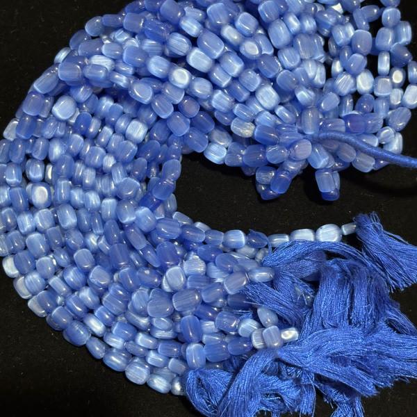 Monalisa Flat Rectangle Blue 4.5x6.2x9.6mm