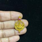 Gold Shade Pink Lakshmi Small Pendant