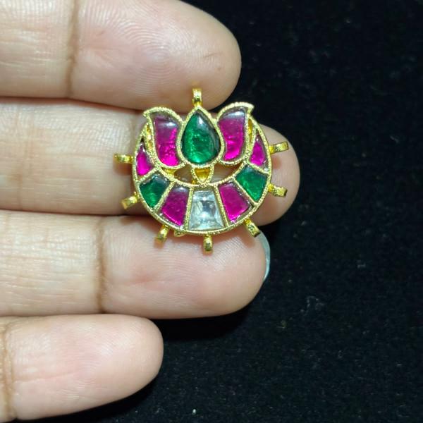 Chand with lotus Jadav Pendant