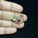 Jadav white & Pink color Peacock Pendants