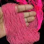 2mm Hydro (Glass) Beads, Baby Pink , Minimum Order Qty 5 lines