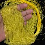 2mm Hydro (Glass) Beads, Yellow , Minimum Order Qty 5 lines