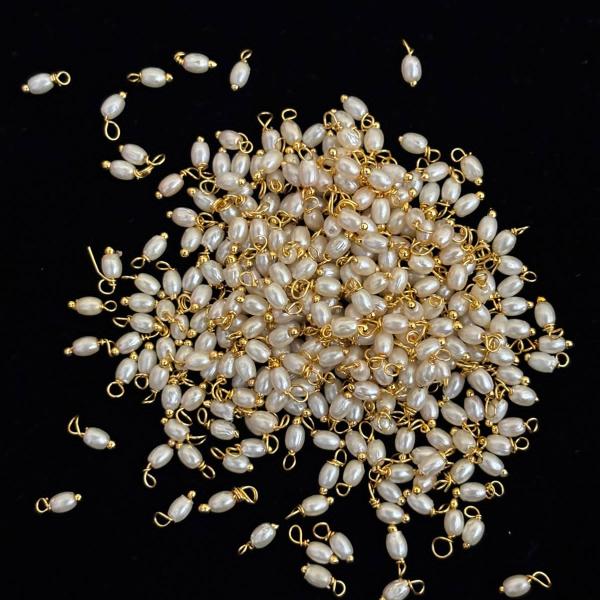 Moti Laheriya(Gutta Pusalu) rice pearls 3mm