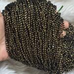 Micro Plated Black Beads Chain 28 to 30 inch's